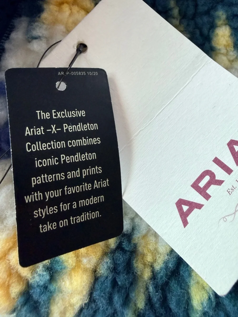 Ariat X Pendleton Wubby Jacket in Night Dance NWT Size Large